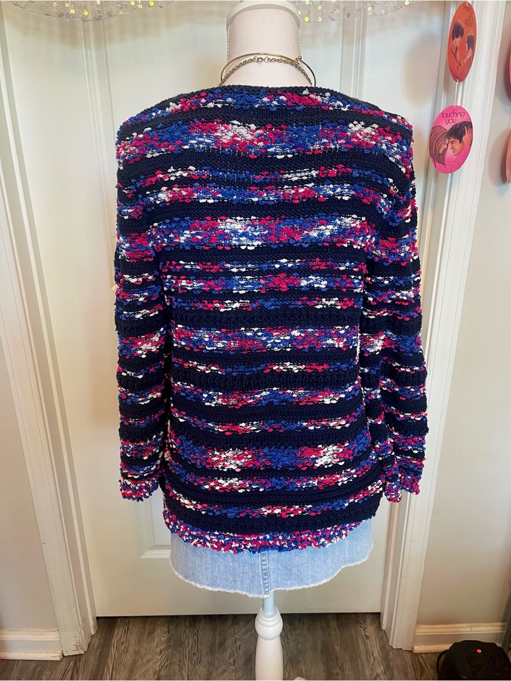 Ruby Rd. : Colorful Popcorn Knit Sweater!! - Picture 6 of 7